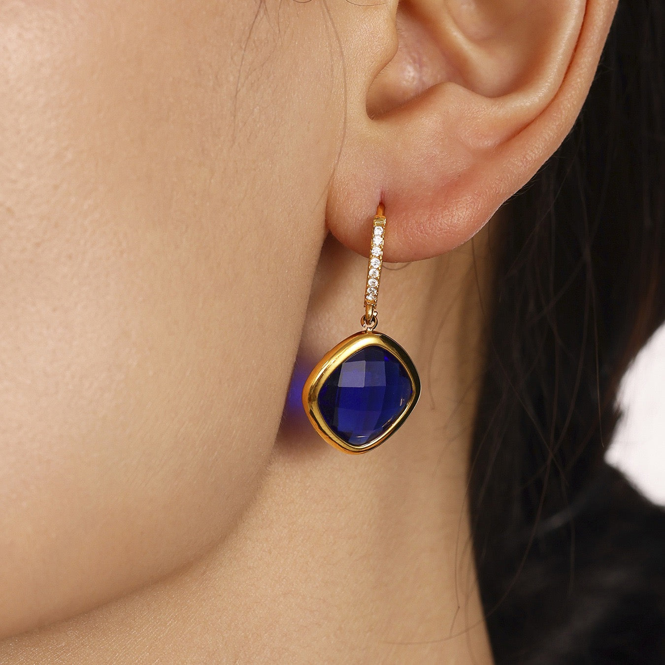 Boucles d'oreilles pendantes lumineuses 