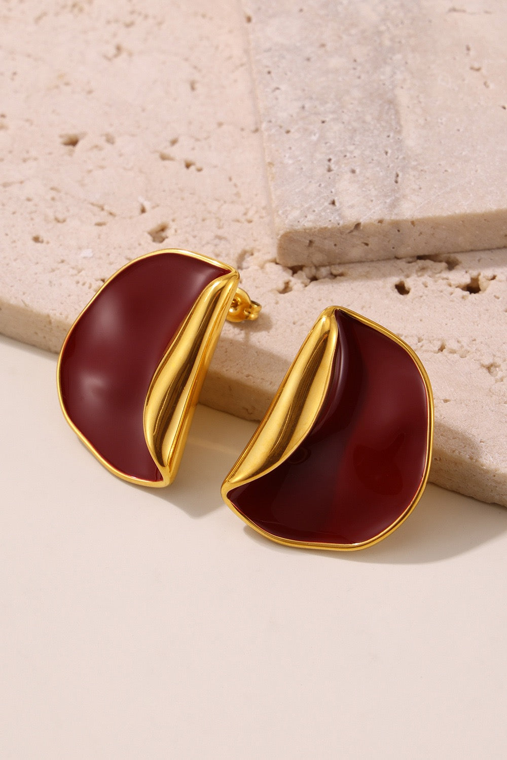 Boucles d'oreilles Crimson Muse