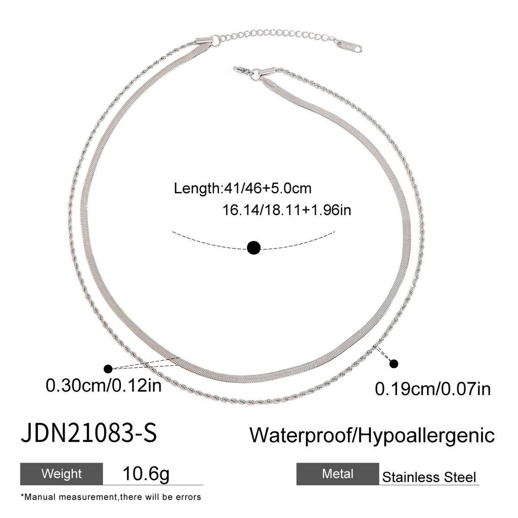 Collier Linea à plusieurs rangs