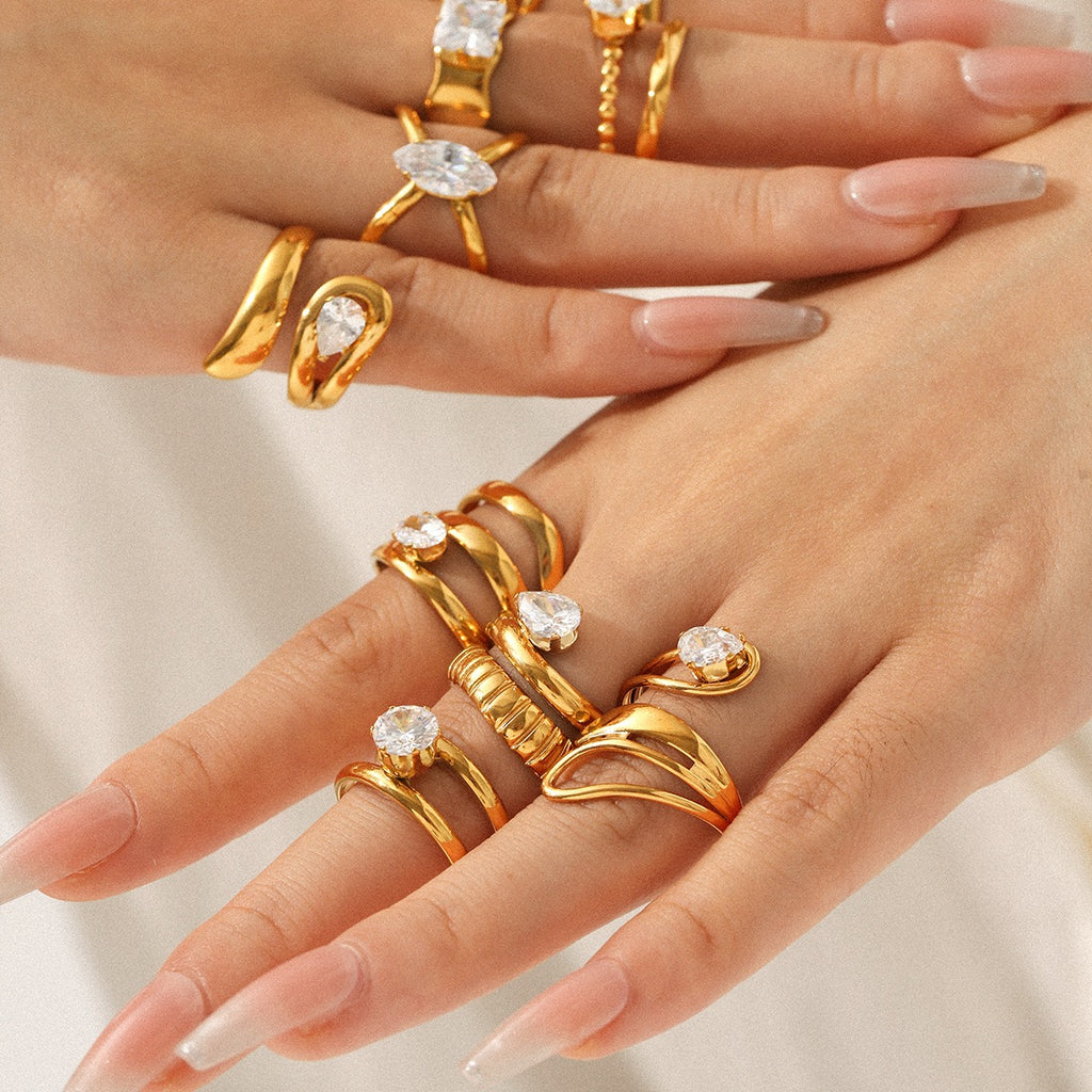 Golden Heart Ring