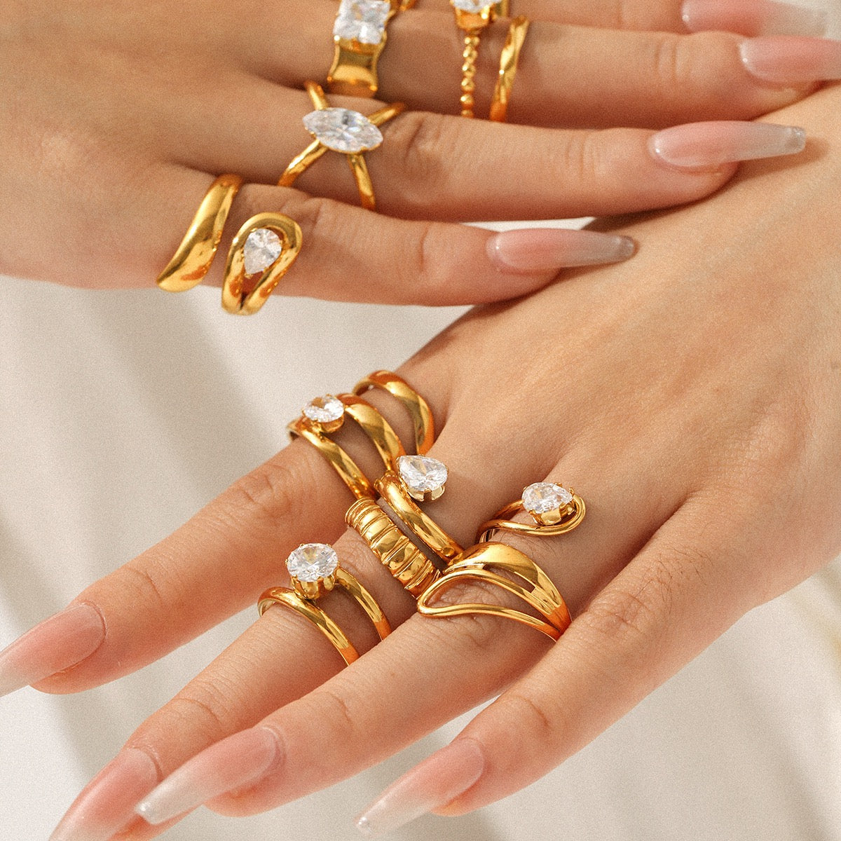 Golden Heart Ring